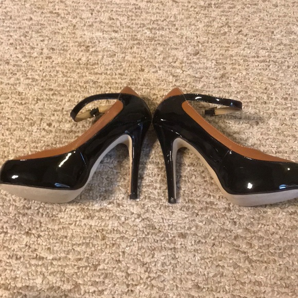 Jimmy Choo Siskin Ankle Strap Two Tone Heels 38 - Picture 2 of 8
